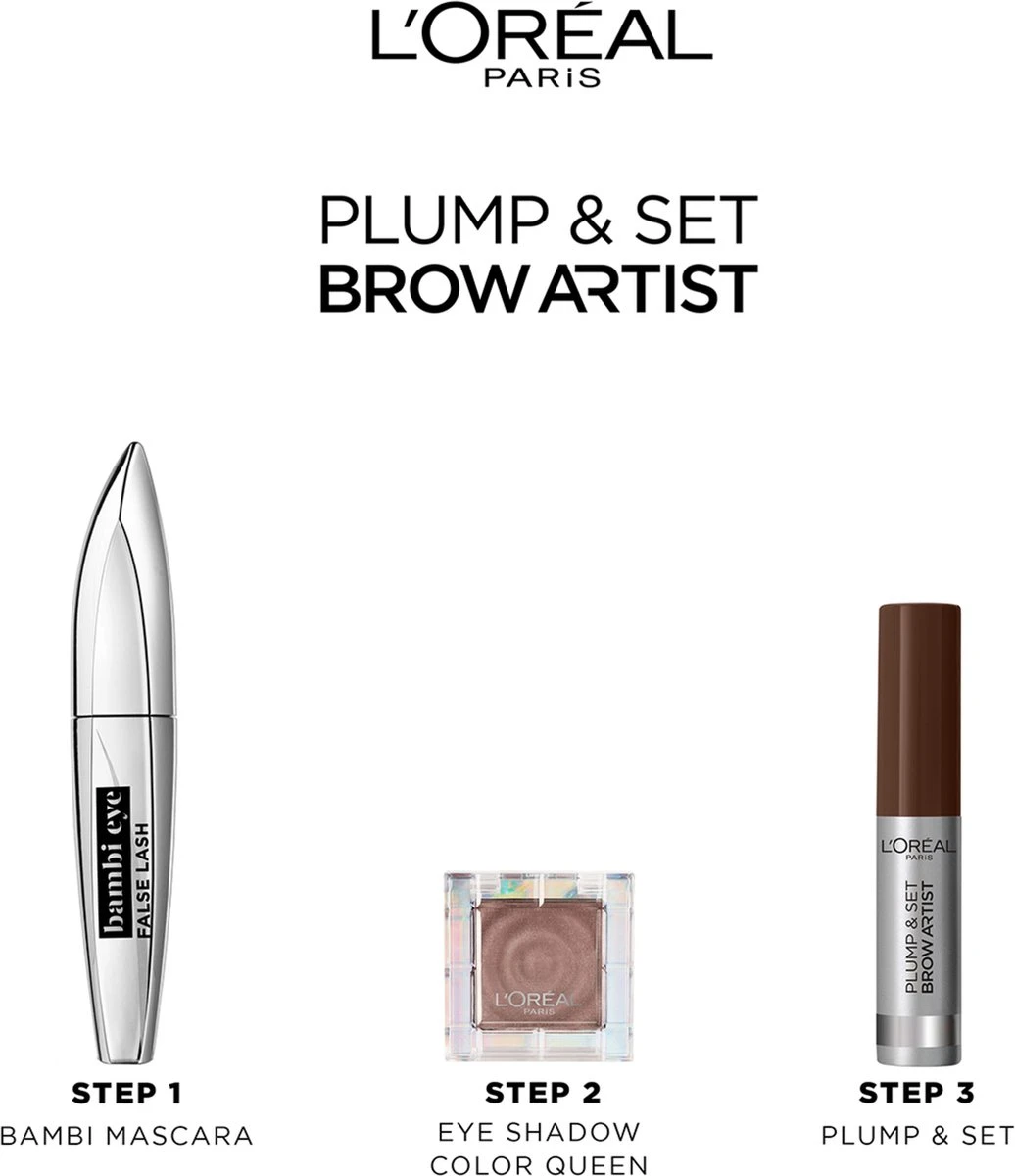 L’Oréal Paris Brow Artist Plumper Wenkbrauwmascara - 04 Dark Brunett 7 L’Oréal Paris Brow Artist Plumper Wenkbrauwmascara - 04 Dark Brunett - Afbeelding 5