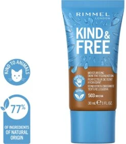 Rimmel London KIND & FREE Vegan Foundation 503 Mocha 12 Rimmel London KIND & FREE Vegan Foundation 503 Mocha -Mode-Cosmetica Winkel 1047x1200