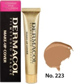 Dermacol Camouflage Make-up Cover Legendary High Covering Make-up - 30 Gram - Vrouw - Waterproof - Tint 223 -Mode-Cosmetica Winkel 1058x1200 1