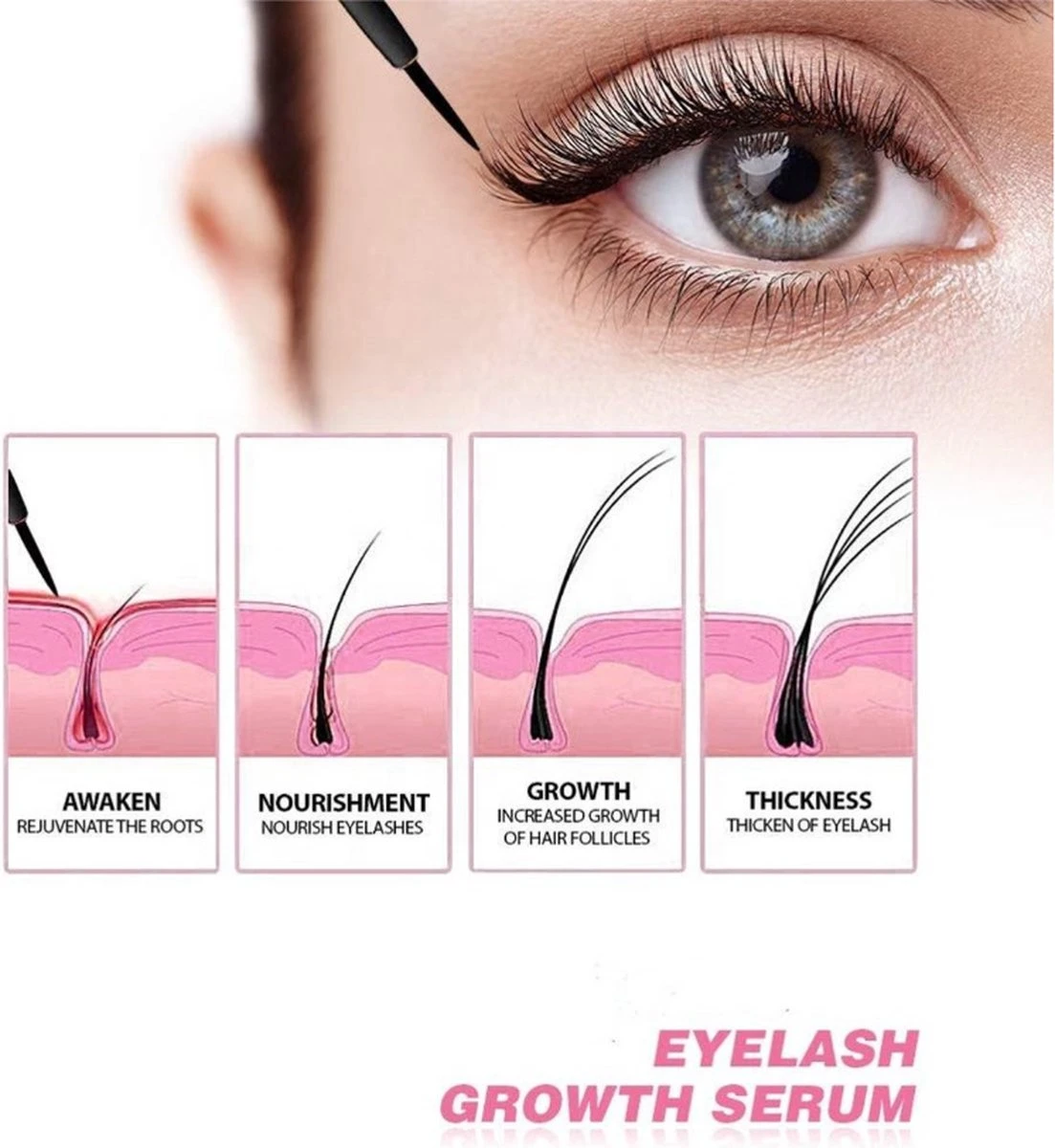 Merkloos Lash Lift Wimperserum - Lash Serum - Lashlift - Wimperlift - Eyelash Serum - Wimper Lift 13 Merkloos Lash Lift Wimperserum - Lash Serum - Lashlift - Wimperlift - Eyelash Serum - Wimper Lift - Afbeelding 11