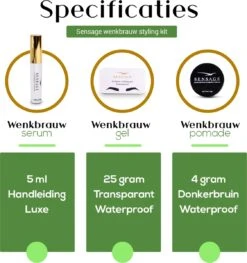 Sensage Wenkbrauwgel Set | Brow Soap | Pomade Donkerbruin | Wenkbrauw Serum | Wenkbrauw Borstel 3 Stuks 15 Sensage Wenkbrauwgel Set | Brow Soap | Pomade Donkerbruin | Wenkbrauw Serum | Wenkbrauw Borstel 3 Stuks -Mode-Cosmetica Winkel 1126x1200 3