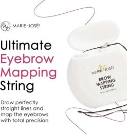 Marie-José & Co - Brow Mapping String - Voor Henna Brows & Microblading - Kleur Draad: Zwart - 1 X 10 M - 50 Toepassingen -Mode-Cosmetica Winkel 1137x1200 8
