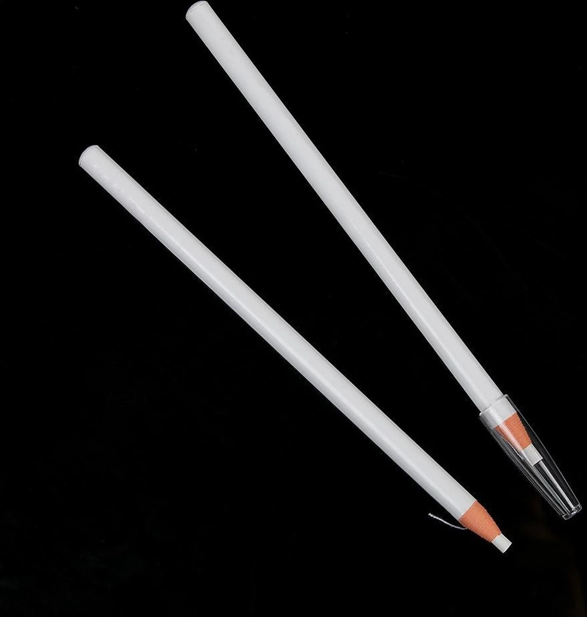 2 Stuks - Voortekenpotlood WIT – PMU – Watervast Wenkbrauw Potlood – Permanente Make-up – PMU Potlood Wit – Stripbaar Wit Voortekenpotlood 5 2 Stuks - Voortekenpotlood WIT – PMU – Watervast Wenkbrauw Potlood – Permanente Make-up – PMU Potlood Wit – Stripbaar Wit Voortekenpotlood - Afbeelding 3