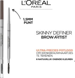 L’Oréal Paris Brow Artist Skinny Definer Wenkbrauwpotlood - 105 Brunette - Ultradun -Mode-Cosmetica Winkel 1152x1200 3