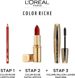 L’Oréal Paris Make-Up Designer Color Riche Satin Lipstick - 231 Sepia Silk - Nude - Verzorgende Lippenstift Met Arganolie Voor Een Comfortabel Gevoel - 4,54 Gr -Mode-Cosmetica Winkel 1154x1200 7