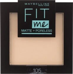Maybelline Fit Me Matte & Poreless - 105 Natural - Gezichtspoeder 21 Maybelline Fit Me Matte & Poreless - 105 Natural - Gezichtspoeder -Mode-Cosmetica Winkel 1174x1200