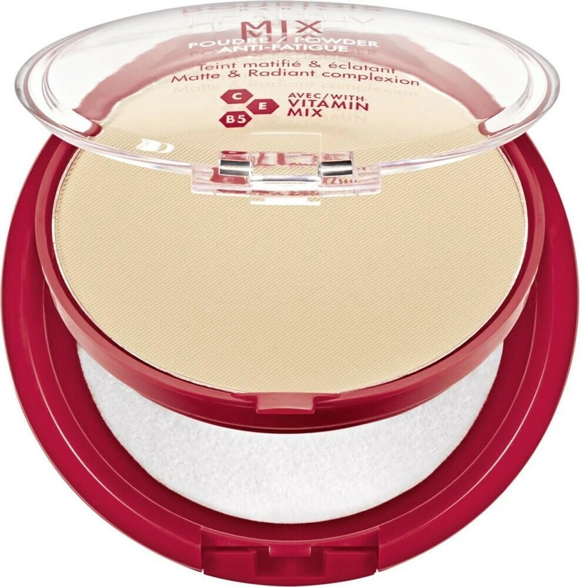 Bourjois Healthy Mix Compact Poeder - 01 Porcelain 4 Bourjois Healthy Mix Compact Poeder - 01 Porcelain - Afbeelding 2