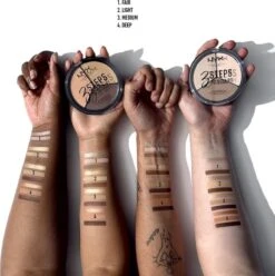 NYX Professional Makeup 3 Steps To Sculpt Face Sculpting Palette - Light 3STS02 - Highlighter En Contouring Make-up - 15 Gr 10 NYX Professional Makeup 3 Steps To Sculpt Face Sculpting Palette - Light 3STS02 - Highlighter En Contouring Make-up - 15 Gr -Mode-Cosmetica Winkel 1193x1200 4