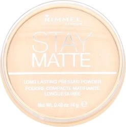 Rimmel London Stay Matte Pressed Powder - 001 Transparent - Powder -Mode-Cosmetica Winkel 1195x1200 2