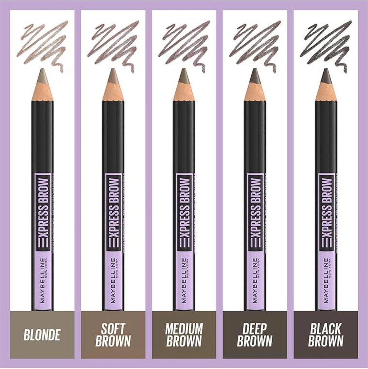 Maybelline New York - Express Brow Shaping Pencil - 02 Blonde - Blond Wenkbrauwpotlood En Borstel 7 Maybelline New York - Express Brow Shaping Pencil - 02 Blonde - Blond Wenkbrauwpotlood En Borstel - Afbeelding 5