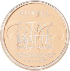 Rimmel London Stay Matte Pressed Powder - 001 Transparent - Powder -Mode-Cosmetica Winkel 1197x1200 1