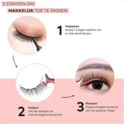 Diamond | M5 Bekend Van TikTok | GRATIS Spiegeldoosje | Magnetische Wimpers Met Eyeliner | Nep Wimpers | Magnetic Eyelashes | HERBRUIKBAAR | CADEAU -Mode-Cosmetica Winkel 1197x1200 9