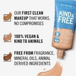 Rimmel London KIND & FREE Vegan Foundation 503 Mocha 9 Rimmel London KIND & FREE Vegan Foundation 503 Mocha -Mode-Cosmetica Winkel 1198x1200