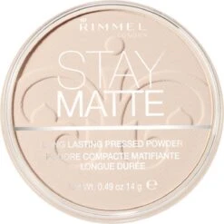 Rimmel London Stay Matte Pressed Powder - 001 Transparent - Powder -Mode-Cosmetica Winkel 1198x1200 4
