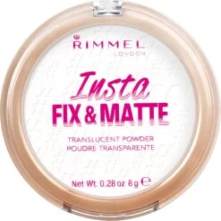 Rimmel London Insta Fix & Matte Make-uppoeder - 01 Clear -Mode-Cosmetica Winkel 1198x1200 7