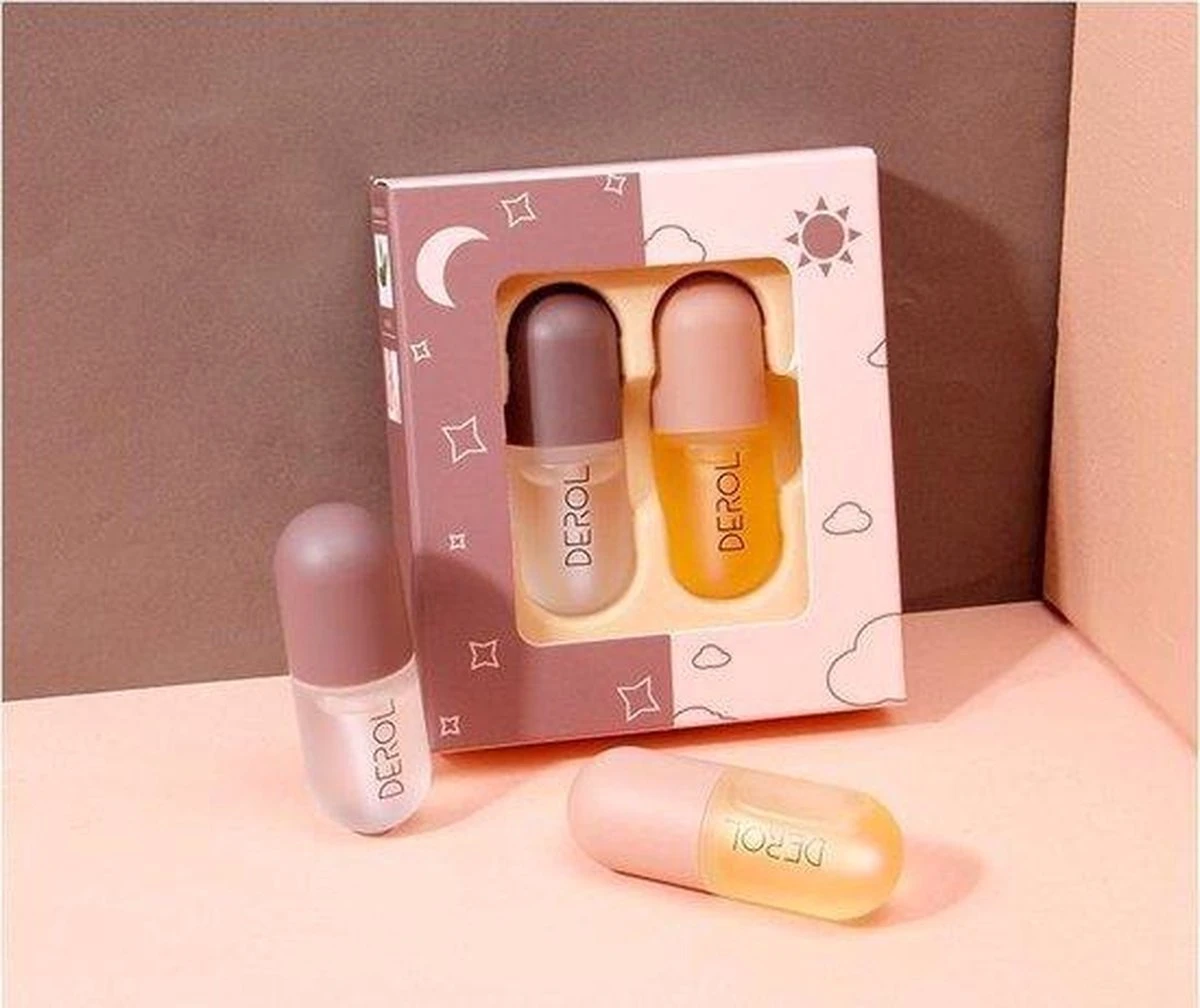 2 Stuks DAG En Nacht Lip Plumpers | Natuurlijke Lip Plumpers | 50% Vollere Lippen In 2 Min | Lip Filler | Lipgloss | Lip Maximizer | Cadeautip | In Een Schattige Cadeauverpakking! 3 2 Stuks DAG En Nacht Lip Plumpers | Natuurlijke Lip Plumpers | 50% Vollere Lippen In 2 Min | Lip Filler | Lipgloss | Lip Maximizer | Cadeautip | In Een Schattige Cadeauverpakking!