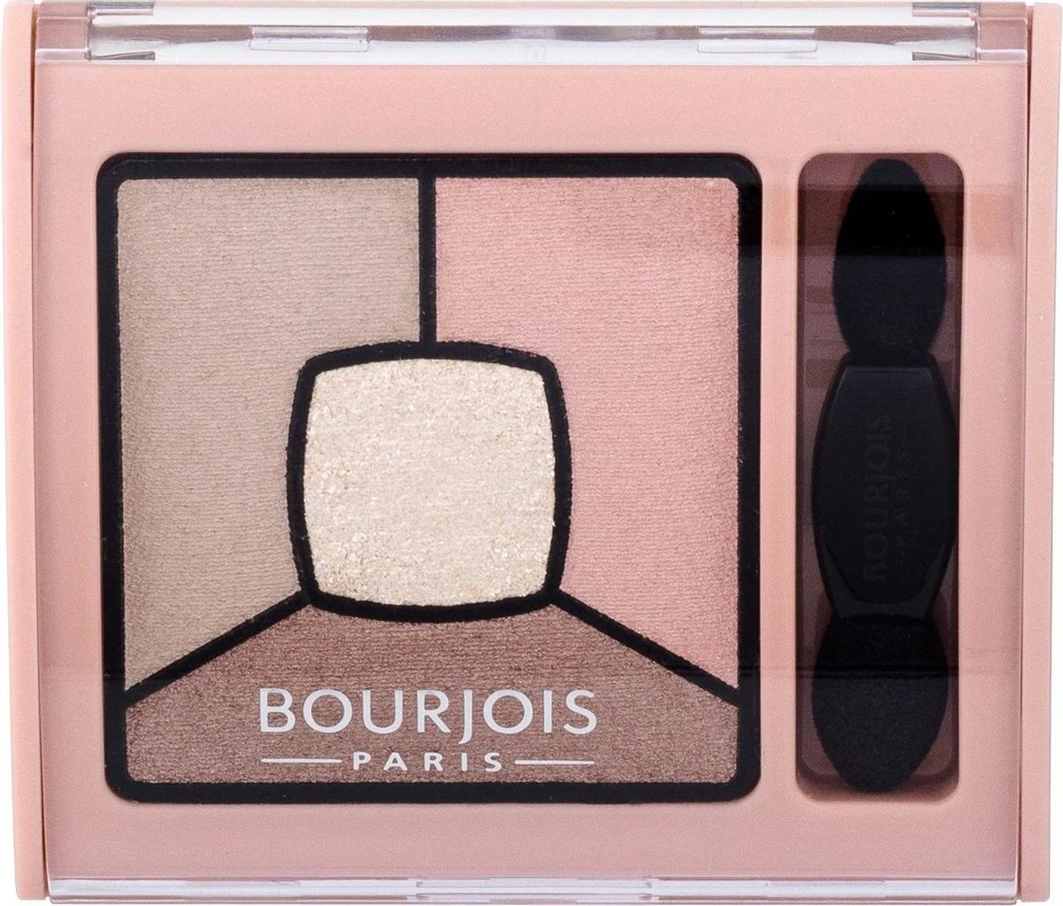 Bourjois Smoky Stories Quad Oogschaduw Palette - 14 Tomber Des Nudes 10 Bourjois Smoky Stories Quad Oogschaduw Palette - 14 Tomber Des Nudes - Afbeelding 8
