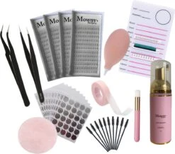 Mowny Beauty - Starterskit S - Starterspakket - Wimperextensions - Premade Fans - Lashes - Russian Volume