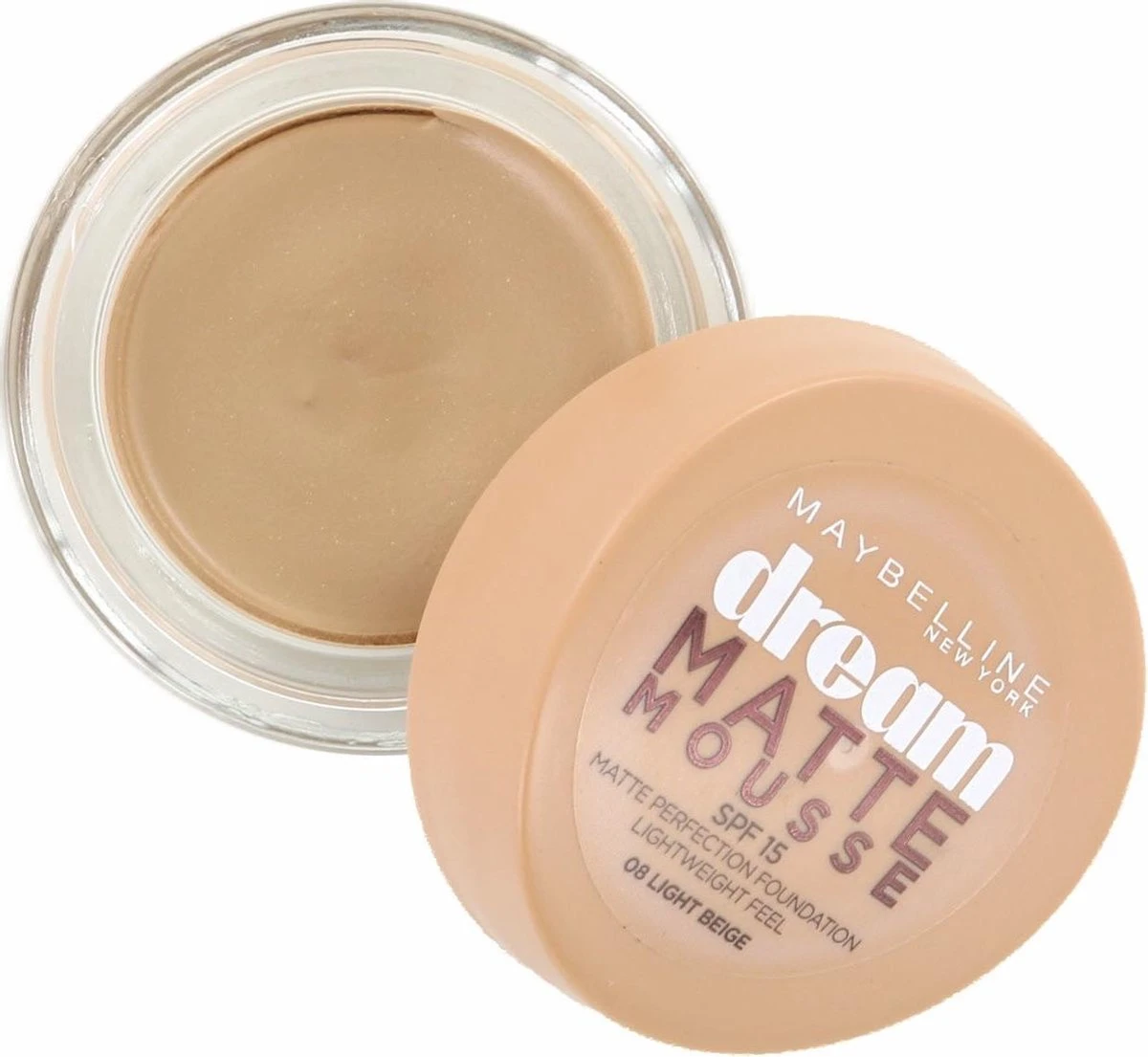 Maybelline Dream Matte Mousse Foundation - 08 Light Beige 3 Maybelline Dream Matte Mousse Foundation - 08 Light Beige