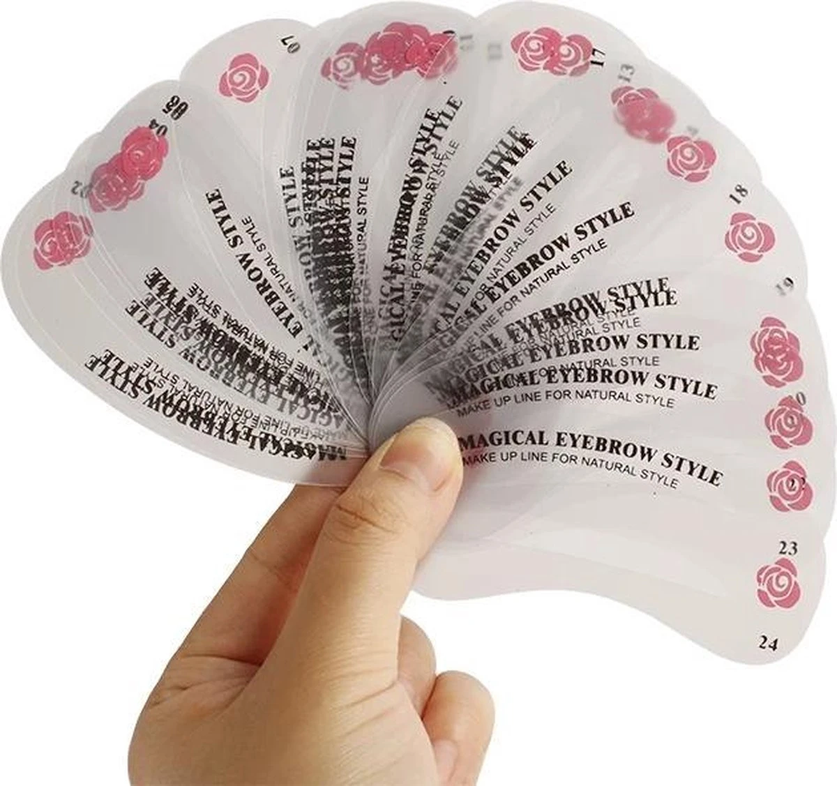LOUZIR Wenkbrauw Sjablonen Set - 24 Stuks - Wenkbrauw Tekenen 7 LOUZIR Wenkbrauw Sjablonen Set - 24 Stuks - Wenkbrauw Tekenen - Afbeelding 5