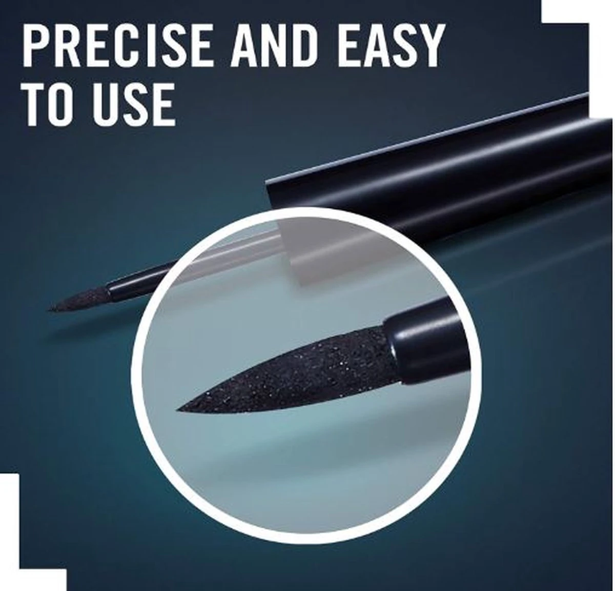 Rimmel London Exaggerate Eyeliner - 01 Black 5 Rimmel London Exaggerate Eyeliner - 01 Black - Afbeelding 3