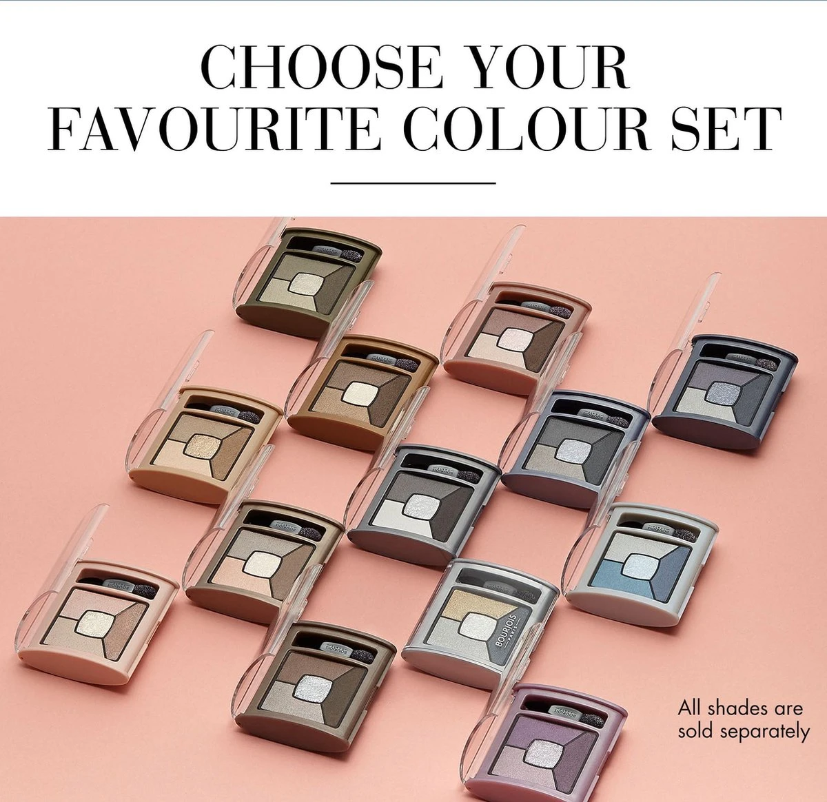 Bourjois Smoky Stories Quad Oogschaduw Palette - 14 Tomber Des Nudes 9 Bourjois Smoky Stories Quad Oogschaduw Palette - 14 Tomber Des Nudes - Afbeelding 7