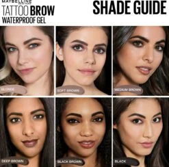 Maybelline Tattoo Brow Waterproof Wenkbrauwgel - 01 Blond -Mode-Cosmetica Winkel 1200x1183 8