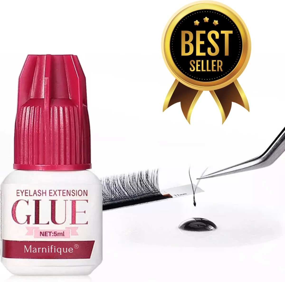 Marnifique® - Professionele Wimperextensions Lijm - Lash Extensions Bonder - Lash Extensions Glue - Wimperextension Lijm Professionel - Wimperextensions - Zwart - 5ml 3 Marnifique® - Professionele Wimperextensions Lijm - Lash Extensions Bonder - Lash Extensions Glue - Wimperextension Lijm Professionel - Wimperextensions - Zwart - 5ml