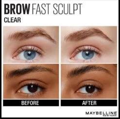 Maybelline Brow Fast Sculpt - 10 Clear - Wenkbrauwgel -Mode-Cosmetica Winkel 1200x1185 3
