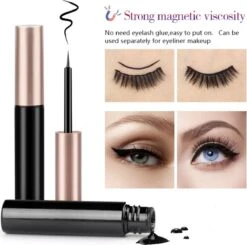 Yermin Beauty Magnetische Wimpers Set - Inclusief Wimperzetter En 2 Flesjes Waterproof Eyeliner - Wimperhouder Met Spiegel - 8+2 Paar Extra -Mode-Cosmetica Winkel 1200x1189 4