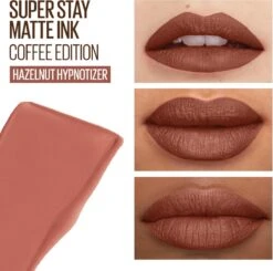 Maybelline SuperStay Matte Ink Lipstick - 260 Hazelnut Hypnotizer - Nude Lippenstift - 5 Ml -Mode-Cosmetica Winkel 1200x1192 6