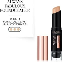 Bourjois Always Fabulous Foundation Concealer Stick - 400 Beige Rosé -Mode-Cosmetica Winkel 1200x1195 2