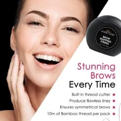 Marie-José & Co - Brow Mapping String - Voor Henna Brows & Microblading - Kleur Draad: Wit - 1 X 10M - Voldoende Voor 50 Toepassingen -Mode-Cosmetica Winkel 1200x1200 1029