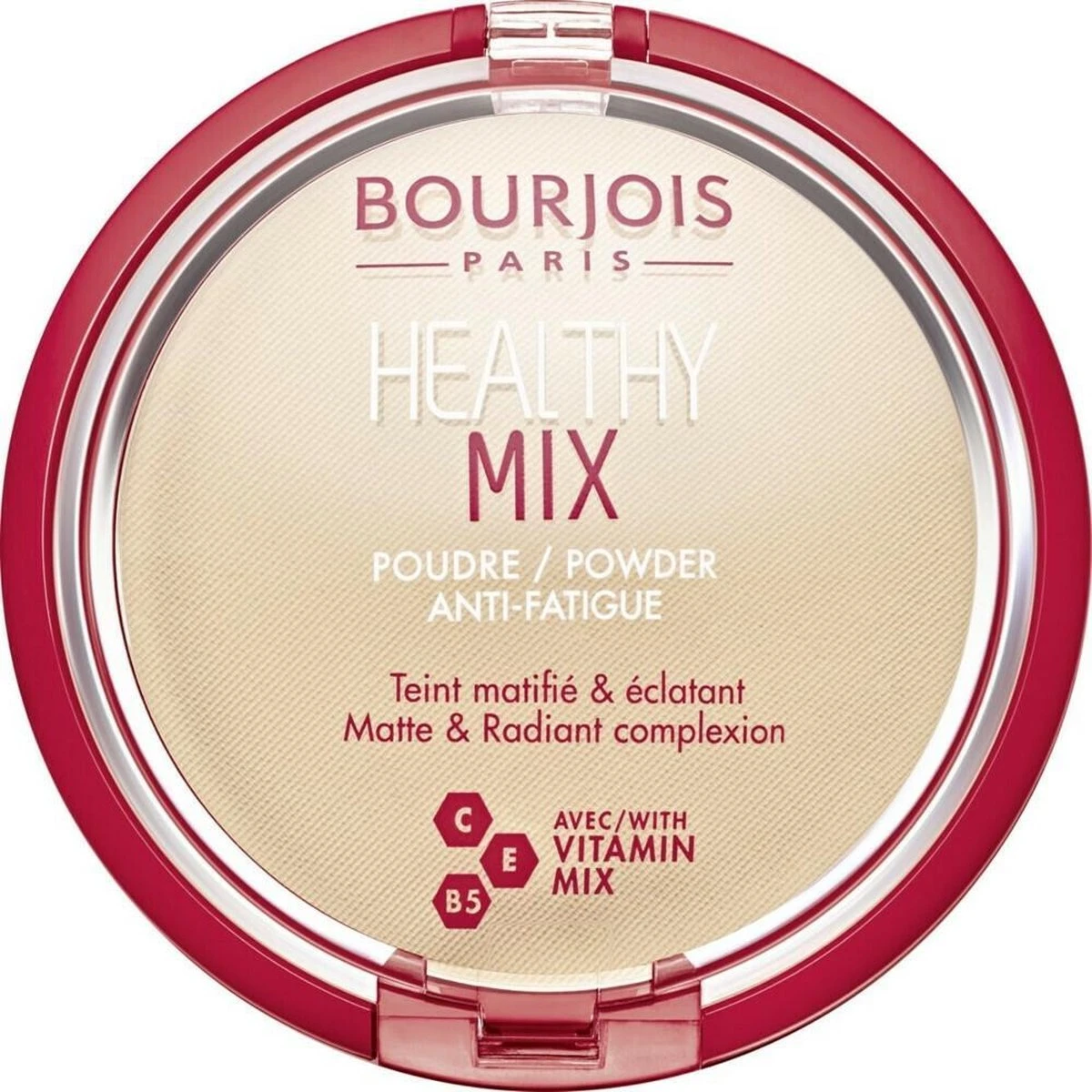 Bourjois Healthy Mix Compact Poeder - 01 Porcelain 3 Bourjois Healthy Mix Compact Poeder - 01 Porcelain