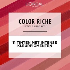 L'Oréal Paris - Color Riche Intense Volume Matte Lipstick - 187 Le Fushia Libre - Roze Lippenstift -Mode-Cosmetica Winkel 1200x1200 328
