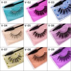 Merkloos Nep Wimpers -3D Volume -Valse Wimpers -3D Faux-Luxury Lashes-15mm -Mode-Cosmetica Winkel 1200x1200 710