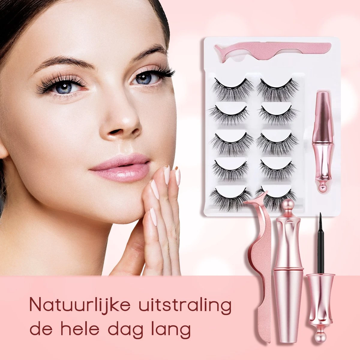 Merkloos La Liva Magnetische Wimpers - Inclusief Eyeliner En Wimper Pincet - 5 Magneetjes - Wimperextentions - Wimperlifting Set - Lash Lift 11 Merkloos La Liva Magnetische Wimpers - Inclusief Eyeliner En Wimper Pincet - 5 Magneetjes - Wimperextentions - Wimperlifting Set - Lash Lift - Afbeelding 9