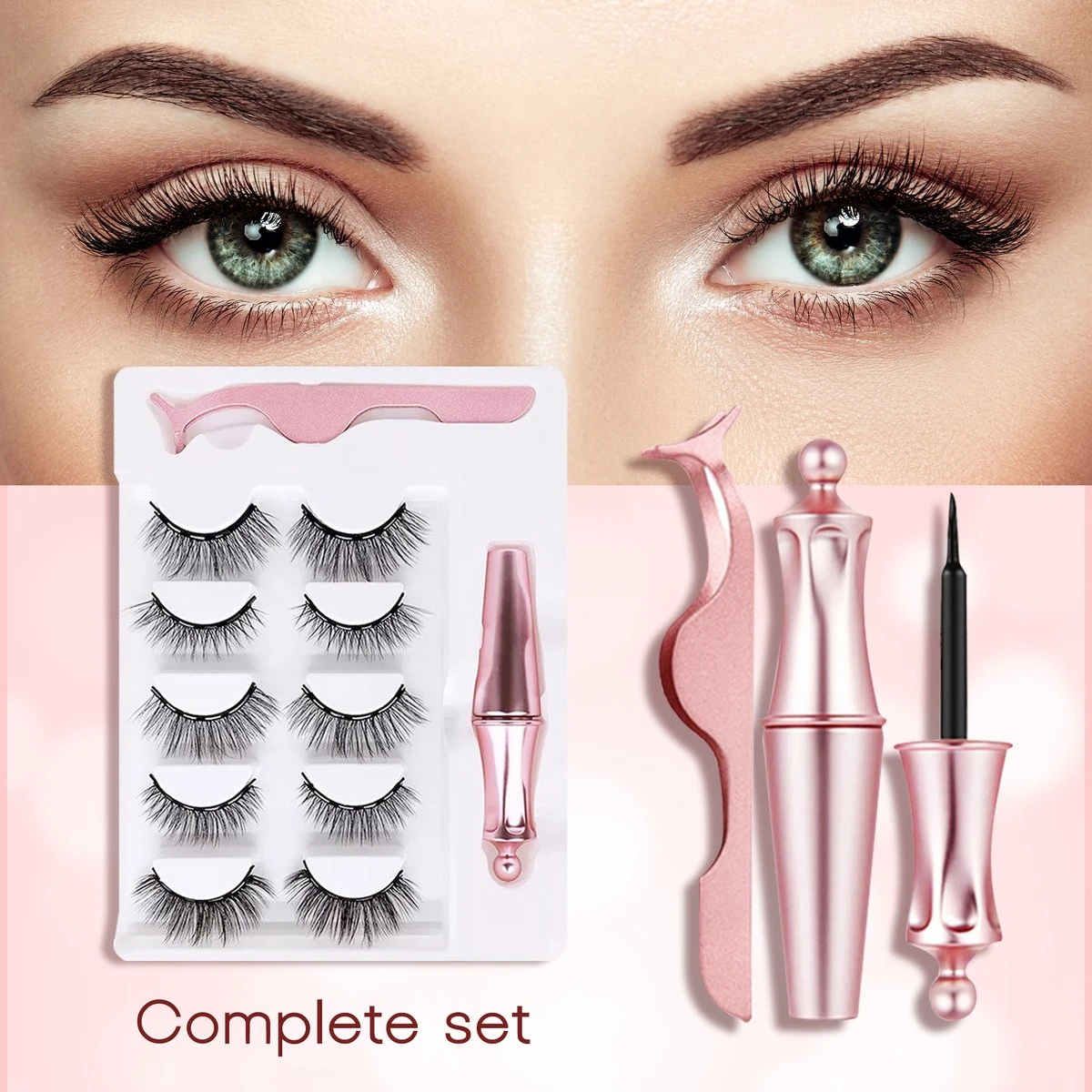 Merkloos La Liva Magnetische Wimpers - Inclusief Eyeliner En Wimper Pincet - 5 Magneetjes - Wimperextentions - Wimperlifting Set - Lash Lift 12 Merkloos La Liva Magnetische Wimpers - Inclusief Eyeliner En Wimper Pincet - 5 Magneetjes - Wimperextentions - Wimperlifting Set - Lash Lift - Afbeelding 10