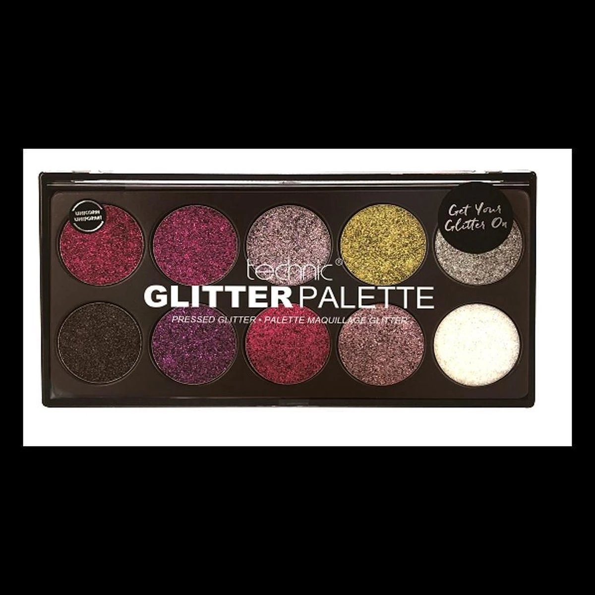 Technic Glitter Oogschaduw Palette - Unicorn 3 Technic Glitter Oogschaduw Palette - Unicorn