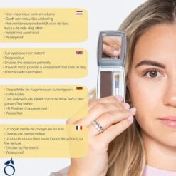 Herome Eye Care Wenkbrauw Poeder Zwart - Compact Brow Powder Nearly Black - Waterproof Verrijkt Met Panthenol - Volumineuze Wenkbrauwen In Een Handomdraai -Mode-Cosmetica Winkel 1200x1200 973