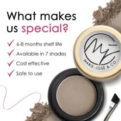 Wenkbrauwpoeder Donkerblond - Taupe - Wenkbrauw Make-up - Zachte, Natuurlijke Wenkbrauwen - Marie-José & Co -Mode-Cosmetica Winkel 1200x1200 985