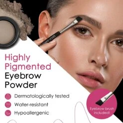 Wenkbrauwpoeder Donkerblond - Taupe - Wenkbrauw Make-up - Zachte, Natuurlijke Wenkbrauwen - Marie-José & Co -Mode-Cosmetica Winkel 1200x1200 988