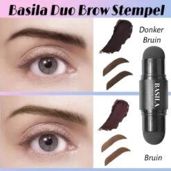 Basila® Duo Wenkbrauw Stempel Kit - Donker Bruin & Bruin - Watervast - Matte Poeder - Trimmer - 26 Stencils 11 Basila® Duo Wenkbrauw Stempel Kit - Donker Bruin & Bruin - Watervast - Matte Poeder - Trimmer - 26 Stencils -Mode-Cosmetica Winkel 1200x1200 993