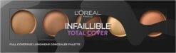 L'Oréal Paris LMU Inf.TCover Conceal.palette 2 Dark S Concealermake-up -Mode-Cosmetica Winkel 1200x363