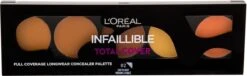 L'Oréal Paris LMU Inf.TCover Conceal.palette 2 Dark S Concealermake-up -Mode-Cosmetica Winkel 1200x367