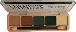 Leticia Well - Paradise Nude & Smoke Oogschaduw Palette - 5 Tinten Groen/goud - Nummer 23