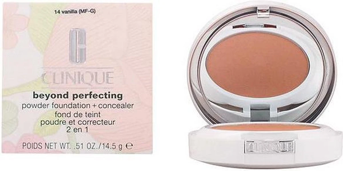 Clinique Beyond Perfecting Powder Foundation & Concealer - 06 Ivory - Foundation 9 Clinique Beyond Perfecting Powder Foundation & Concealer - 06 Ivory - Foundation - Afbeelding 7