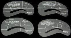 4 Stuks Wenkbrauw Mal - Template - Makeup - Sjabloon - Wenkbrauwpotlood -Mode-Cosmetica Winkel 1200x639