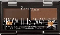 Rimmel London Brow This Way Eyebrow Kit - 002 Brown - Wenkbrauwpoeder