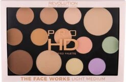 Makeup Revolution HD Pro Palette The Works - Light/Medium 9 Makeup Revolution HD Pro Palette The Works - Light/Medium -Mode-Cosmetica Winkel 1200x778